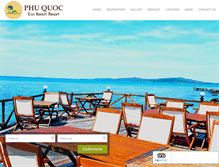 Tablet Screenshot of phuquocecobeachresort.com
